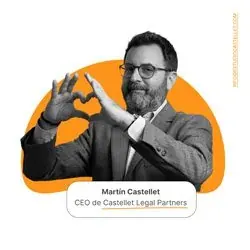 Castellet Legal Partners: pieza de comunicación con Martín Castellet
