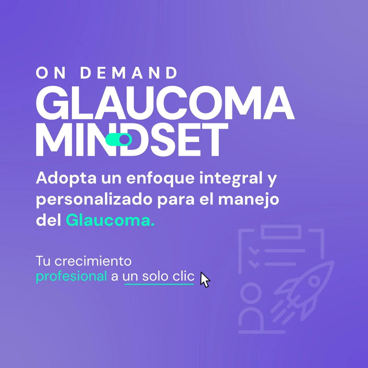 Opthalmunity: identidad y contenido para la formación Glaucoma Mindset