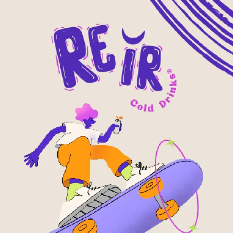 REIR: identidad y personajes para cold brew