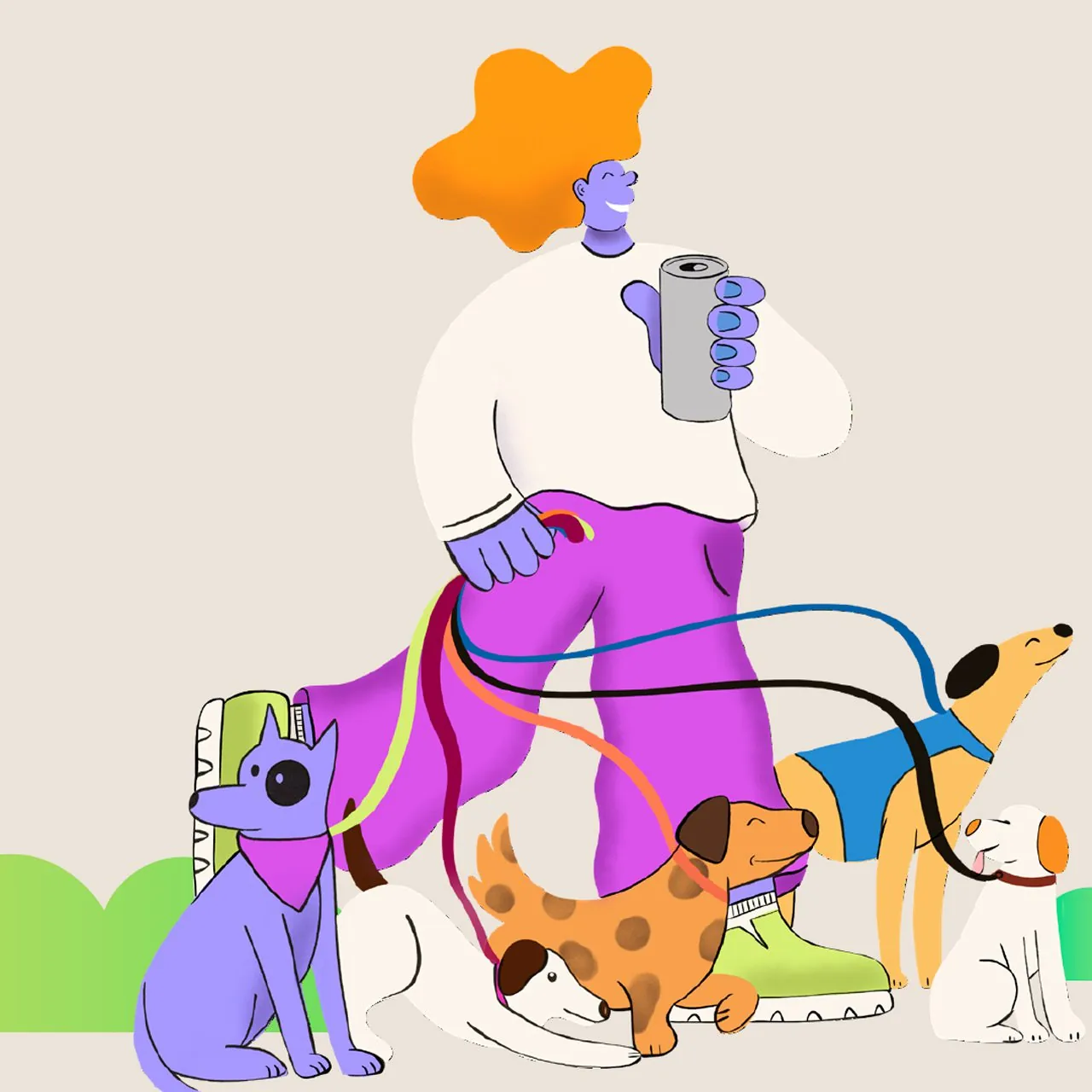 REIR: personajes ilustrados del universo de marca
